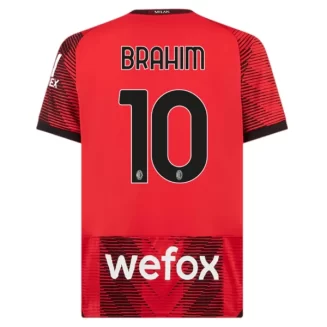 AC Milan Brahim Diaz #10 Thuisshirt 2023-2024 Voetbalshirts Korte Mouw