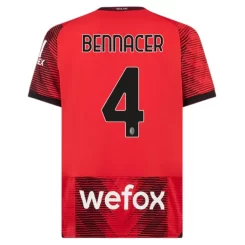 AC Milan Ismael Bennacer #4 Thuisshirt 2023-2024 Voetbalshirts Korte Mouw