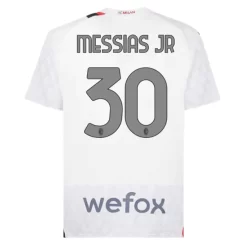 AC Milan Junior Messias #30 Uitshirt 2023-2024 Voetbalshirts Korte Mouw