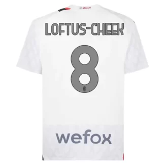 AC Milan Ruben Loftus-Cheek #8 Uitshirt 2023-2024 Voetbalshirts Korte Mouw