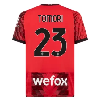 AC Milan Tomori #23 Thuisshirt 2023-2024 Voetbalshirts Korte Mouw