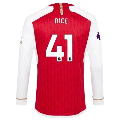 Arsenal Declan Rice #41 Thuisshirt 2023-2024 Voetbalshirts Lange Mouwen