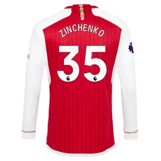 Arsenal Oleksandr Zinchenko #35 Thuisshirt 2023-2024 Voetbalshirts Lange Mouwen