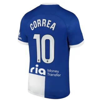 Atlético Madrid Angel Correa #10 Uitshirt 2023-2024 Voetbalshirts Korte Mouw