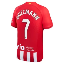 Atlético Madrid Antoine Griezmann #7 Thuisshirt 2023-2024 Voetbalshirts Korte Mouw