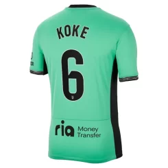 Atlético Madrid Koke #6 Derde Shirt 2023-2024 Voetbalshirts Korte Mouw