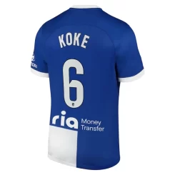 Atlético Madrid Koke #6 Uitshirt 2023-2024 Voetbalshirts Korte Mouw