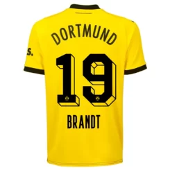 Borussia Dortmund Julian Brandt #19 Thuisshirt 2023-2024 Voetbalshirts Korte Mouw