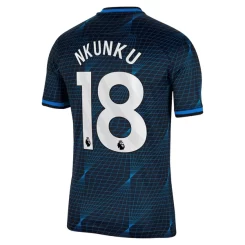 Chelsea Christopher Nkunku #18 Uitshirt 2023-2024 Voetbalshirts Korte Mouw