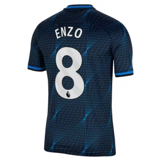 Chelsea Enzo Fernández #8 Uitshirt 2023-2024 Voetbalshirts Korte Mouw