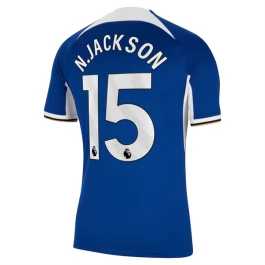 Chelsea Nicolas Jackson #15 Thuisshirt 2023-2024 Voetbalshirts Korte Mouw