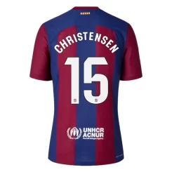 FC Barcelona Andreas Christensen #15 Thuisshirt 2023-2024 Voetbalshirts Korte Mouw