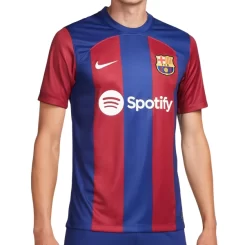 FC Barcelona Ronald Araujo #4 Thuisshirt 2023-2024 Voetbalshirts Korte Mouw-1