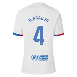 FC Barcelona Ronald Araujo #4 Uitshirt 2023-2024 Voetbalshirts Korte Mouw