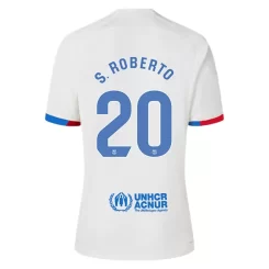 FC Barcelona Sergi Roberto #20 Uitshirt 2023-2024 Voetbalshirts Korte Mouw