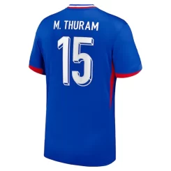 Frankrijk Marcus Thuram #15 Thuisshirt EK 2024 Voetbalshirts Korte Mouw