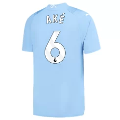 Manchester City Nathan Ake #6 Thuisshirt 2023-2024 Voetbalshirts Korte Mouw