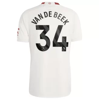 Manchester United Donny van de Beek #34 Derde Shirt 2023-2024 Voetbalshirts Korte Mouw