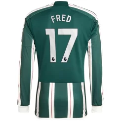 Manchester United Fred #17 Uitshirt 2023-2024 Voetbalshirts Lange Mouwen