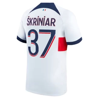 Paris Saint Germain PSG Milan Škriniar #37 Uitshirt 2023-2024 Voetbalshirts Korte Mouw