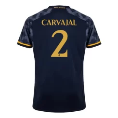 Real Madrid Daniel Carvajal #2 Uitshirt 2023-2024 Voetbalshirts Korte Mouw