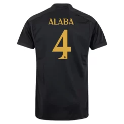 Real Madrid David Alaba #4 Derde Shirt 2023-2024 Voetbalshirts Korte Mouw