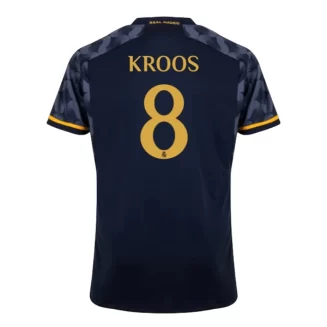 Real Madrid Toni Kroos #8 Uitshirt 2023-2024 Voetbalshirts Korte Mouw