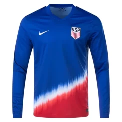 Verenigde Staten Sergino Dest #2 USA Uitshirt Copa América 2024 Voetbalshirts Lange Mouwen-1