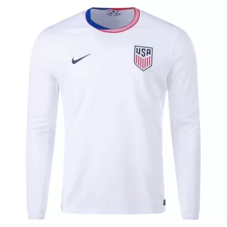 Verenigde Staten Thuisshirt Copa América 2024 USA Voetbalshirts Lange Mouwen