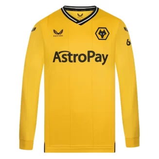 Wolves FC Thuisshirt 2023-2024 Voetbalshirts Lange Mouwen