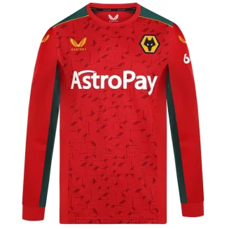 Wolves FC Uitshirt 2023-2024 Voetbalshirts Lange Mouwen