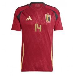 België Dodi Lukebakio #14 Thuisshirt EK 2024 Voetbalshirts Korte Mouw-1