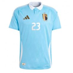 België Michy Batshuayi #23 Uitshirt EK 2024 Voetbalshirts Korte Mouw-1