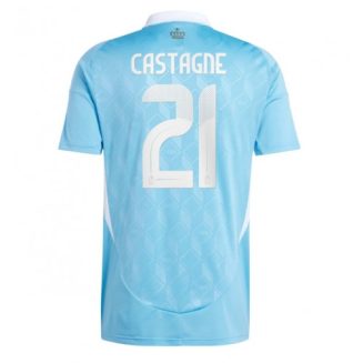 België Timothy Castagne #21 Uitshirt EK 2024 Voetbalshirts Korte Mouw