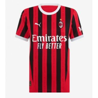 Dames AC Milan Thuisshirt 2024-2025 Voetbalshirts Korte Mouw