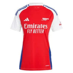 Dames Arsenal Thuisshirt 2024-2025 Voetbalshirts Korte Mouw