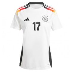 Dames Duitsland Florian Wirtz #17 Thuisshirt EK 2024 Voetbalshirts Korte Mouw-1