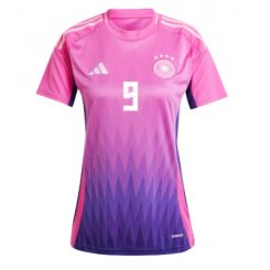 Dames Duitsland Niclas Fullkrug #9 Uitshirt EK 2024 Voetbalshirts Korte Mouw-1