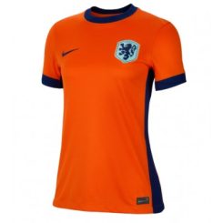 Dames Nederland Thuisshirt EK 2024 Voetbalshirts Korte Mouw