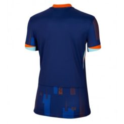 Dames Nederland Uitshirt EK 2024 Voetbalshirts Korte Mouw-1