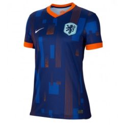 Dames Nederland Uitshirt EK 2024 Voetbalshirts Korte Mouw