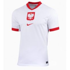 Dames Polen Thuisshirt EK 2024 Voetbalshirts Korte Mouw