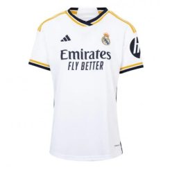 Dames Real Madrid Aurelien Tchouameni #18 Thuisshirt 2023-2024 Voetbalshirts Korte Mouw-1