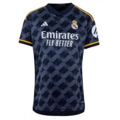 Dames Real Madrid Aurelien Tchouameni #18 Uitshirt 2023-2024 Voetbalshirts Korte Mouw-1