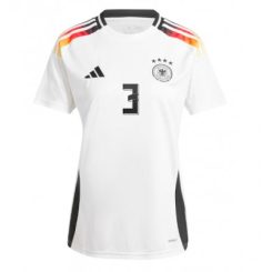 Duitsland David Raum #3 Thuisshirt EK 2024 Voetbalshirts Korte Mouw-1