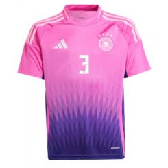 Duitsland David Raum #3 Uitshirt EK 2024 Voetbalshirts Korte Mouw-1