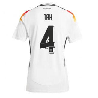 Duitsland Jonathan Tah #4 Thuisshirt EK 2024 Voetbalshirts Korte Mouw