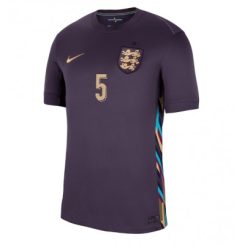 Engeland John Stones #5 Uitshirt EK 2024 Voetbalshirts Korte Mouw-1