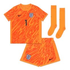 Engeland Jordan Pickford #1 Keeper Thuisshirt EK 2024 Voetbalshirts Korte Mouw-1