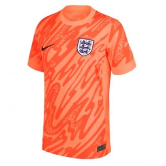 Engeland Keeper Thuisshirt EK 2024 Voetbalshirts Korte Mouw-1